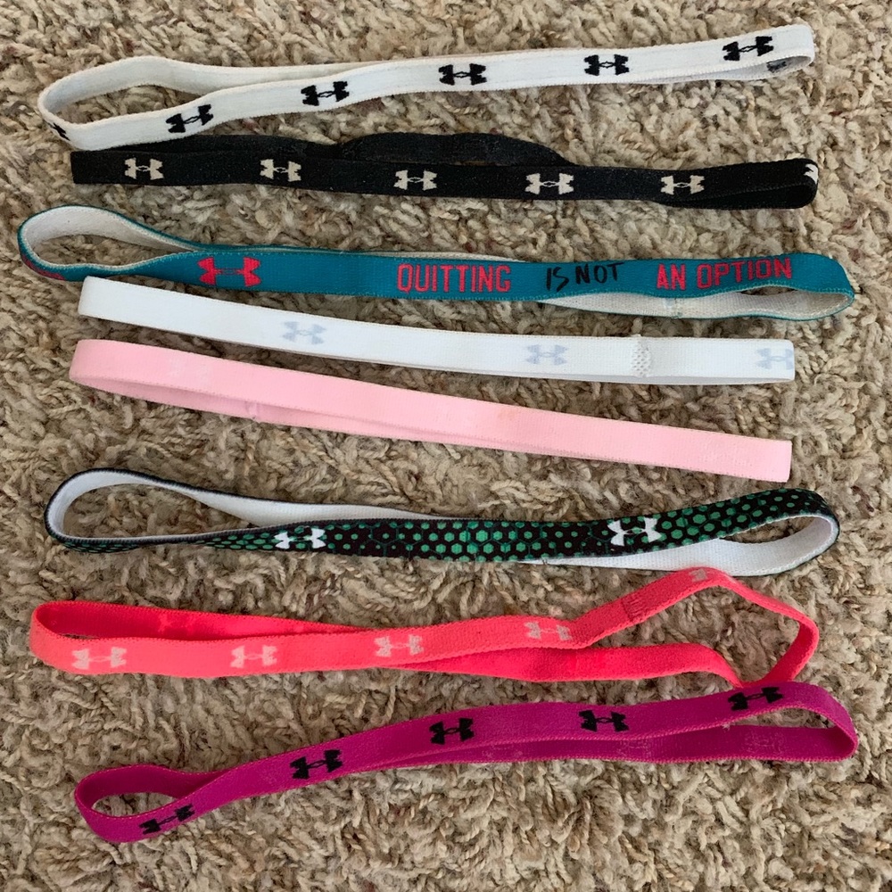 Lot of 8 Under Armour Headbands